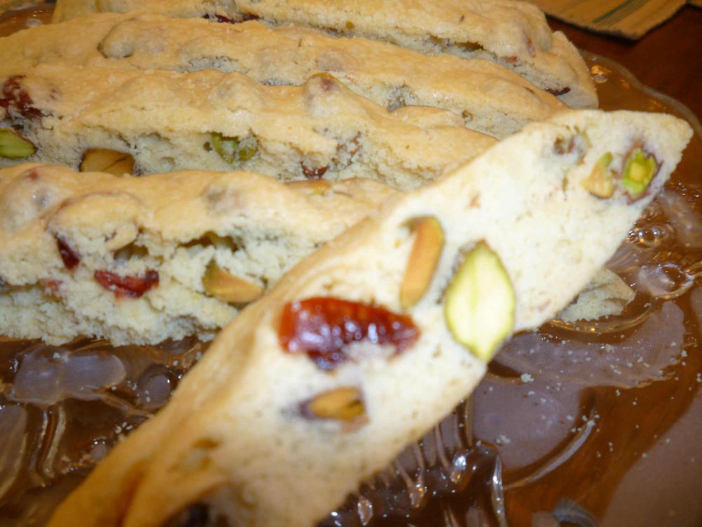 Cranberry Pistachio Biscotti